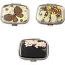 The Beauty House Pillendose Rechteckig Schwarz Glas Metall Bild 2