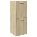 vidaXL Badezimmerschrank Sonoma-Eiche 30x30x80 cm Holzwerkstoff Bild 2