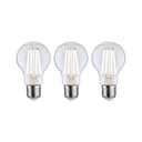 Paulmann LED-Leuchtmittel Eco-Line 3er Pack E27 4W 3000K Warmweiß Klar Bild 2