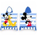 Disney Mickey Mouse Badeponcho Kapuzenhandtuch Baumwolle Blau Kinder Bild 2