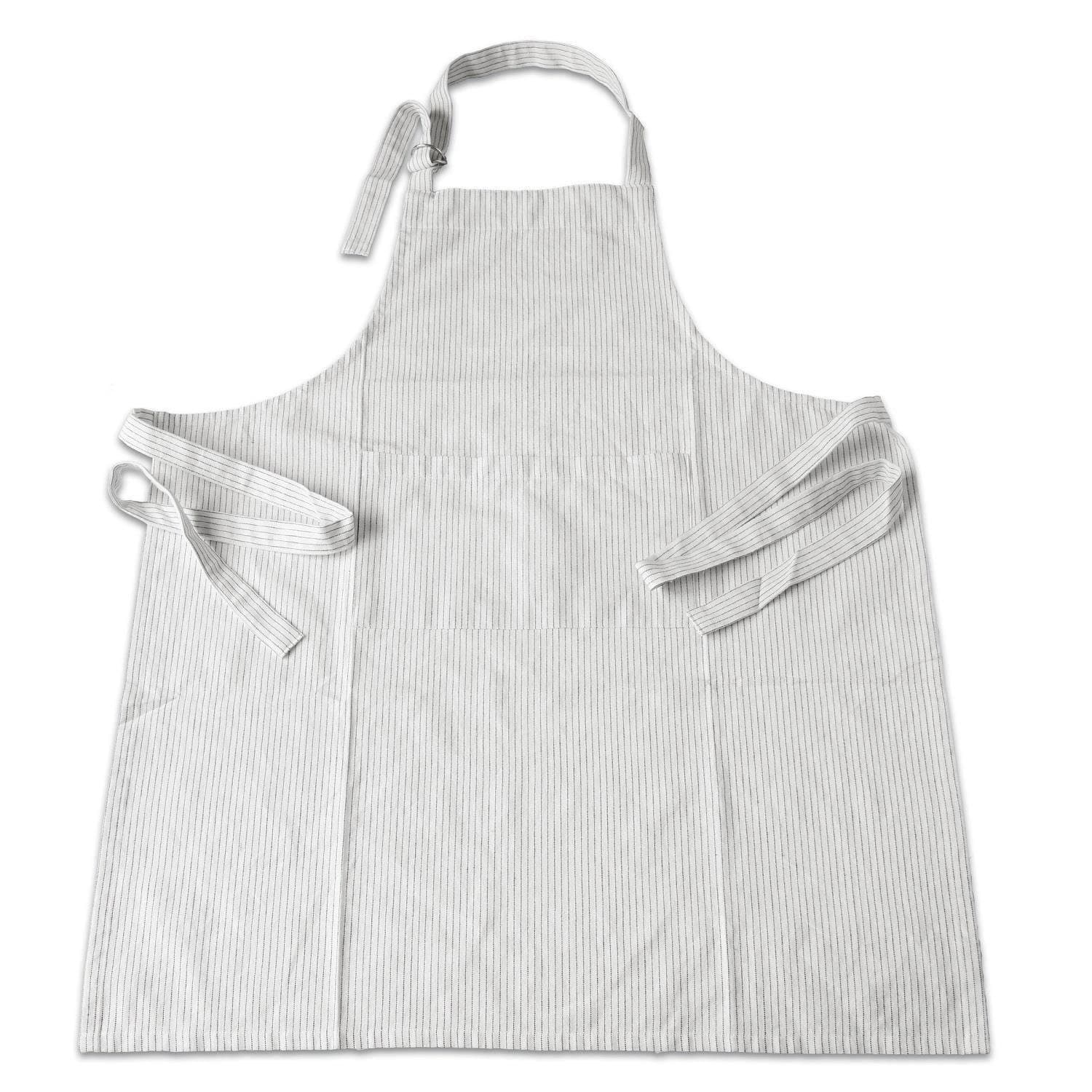Exklusiv Heimtextil Geschirrtuch Grillschürze Ofenhandschuh Set Weiß-Schwarz - Bild 2