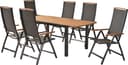 MERXX Garten-Essgruppe Siena 7-tlg. inkl. 6 Klappsessel, 1 Ausziehtisch Bild 2