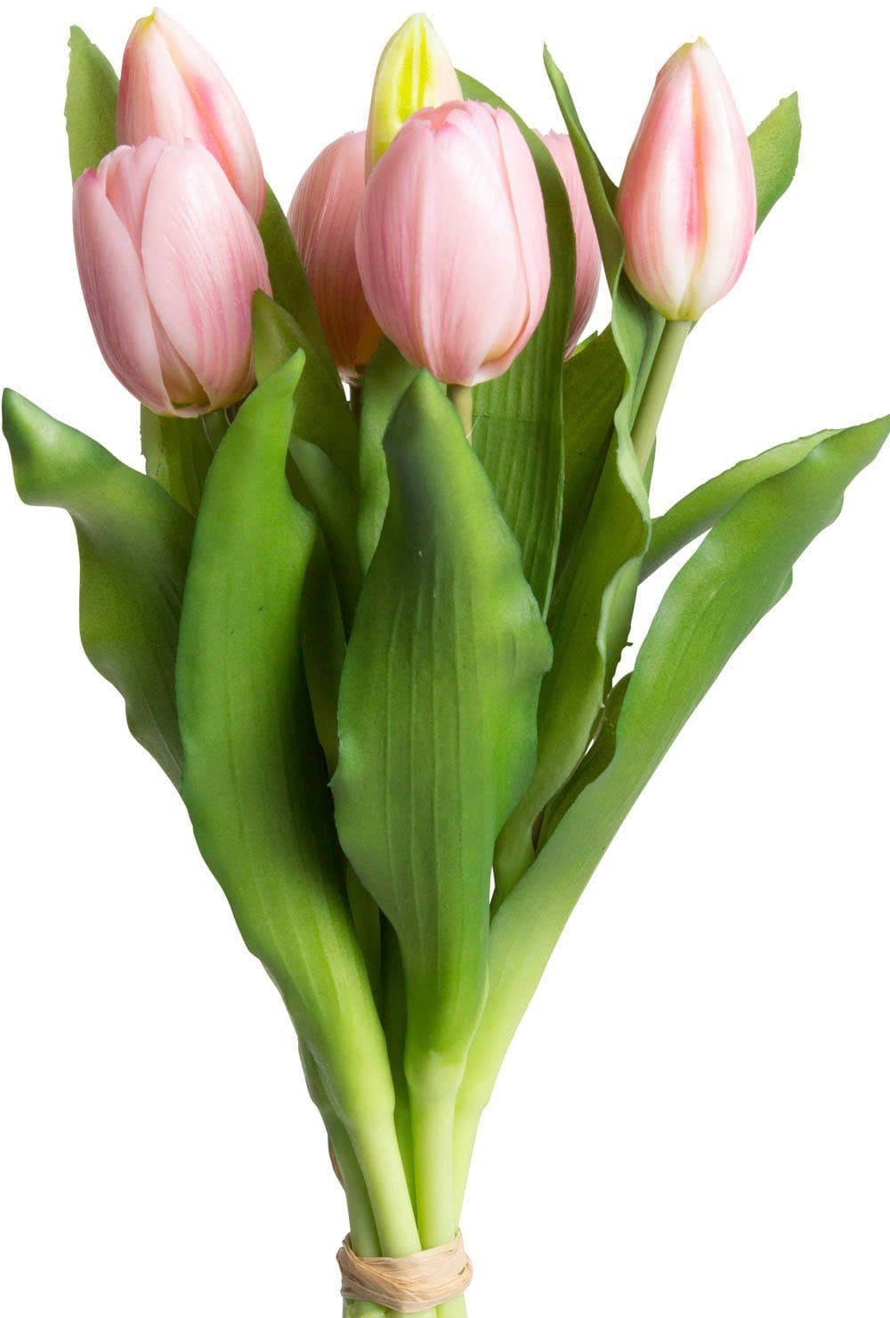 Kunstblume BOTANIC-HAUS "Willa" Rosa Tulpenbündel - Bild 2