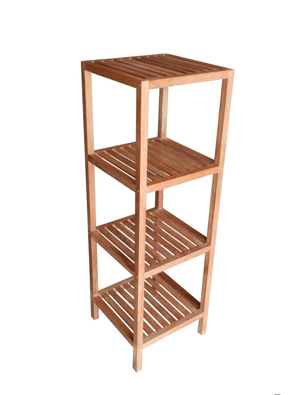 Primaster Standregal Buche Modern 4 Ablageflächen