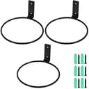 SEEZSSA Rankhilfe 3x Blumentopfhalter Metall Wandhalterung Schwarz Bild 2
