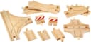 BRIO® Gleise-Set Ergänzungsset Holzschienensystem 11 Teile Bild 2