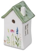 formano Dekofigur Blumenwiese Haus Weiß Grün Bunt Bild 2