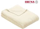 IBENA Uni Fleecedecke Olbia Creme Kuscheldecke Bild 2