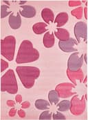 LUXOR living Kinderteppich Flair Pink Blumendesign Kurzflor Bild 2