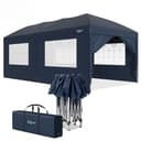 Zelsius Faltpavillon 3x6 m Blau mit Seitenwänden UV-Schutz Bild 2