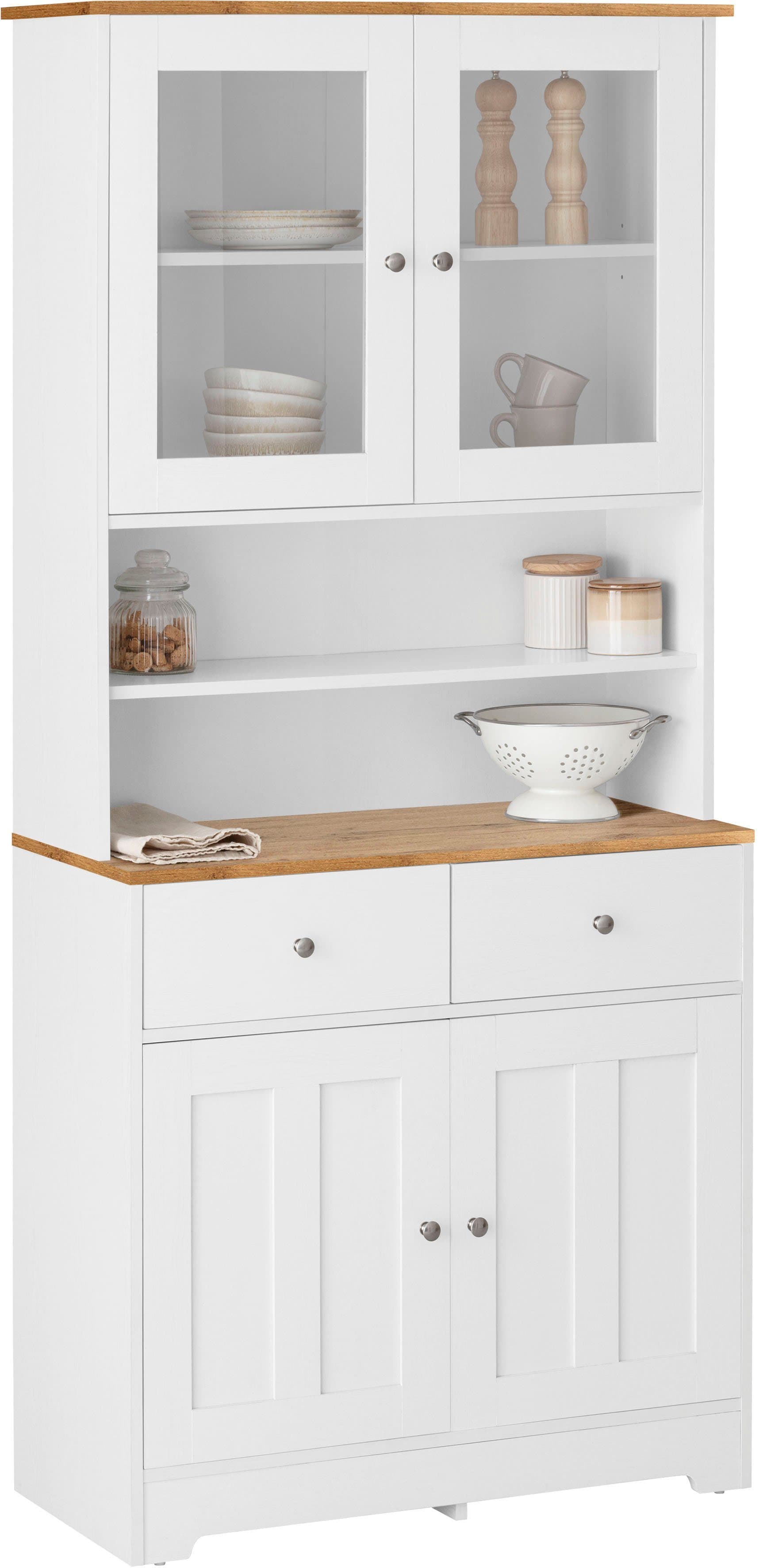 Buffet HOME AFFAIRE Kate Weiß mit Glastüren - Bild 2