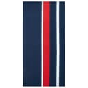 ZOLLNER Strandtuch Glattvelours 100x200 cm Blau-Weiß-Rot Gestreift Bild 2