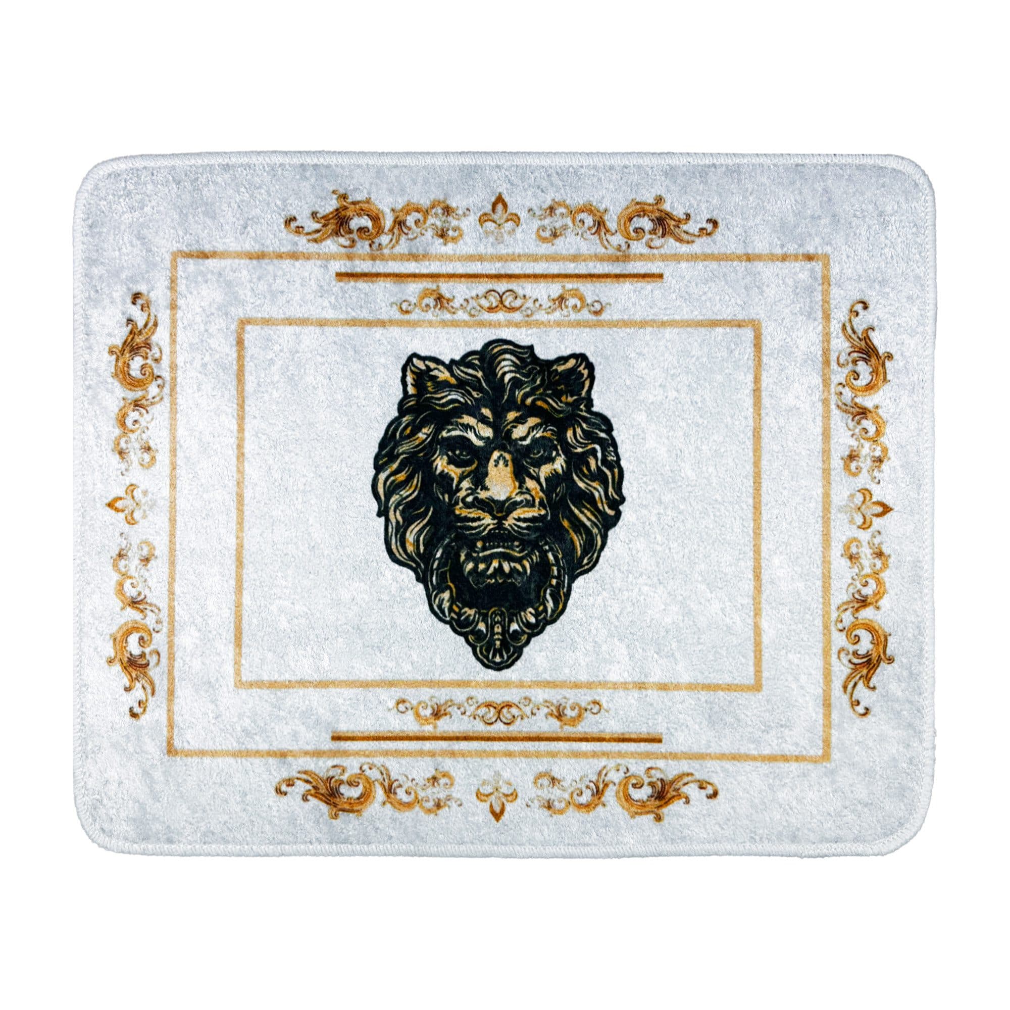Belle Arti Badematte Luxus Schwarz-Gold Löwenmotiv Antirutsch - Bild 2
