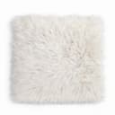Provellus Sitzkissen Vegane Felloptik 40x40 cm Weiß Bild 2