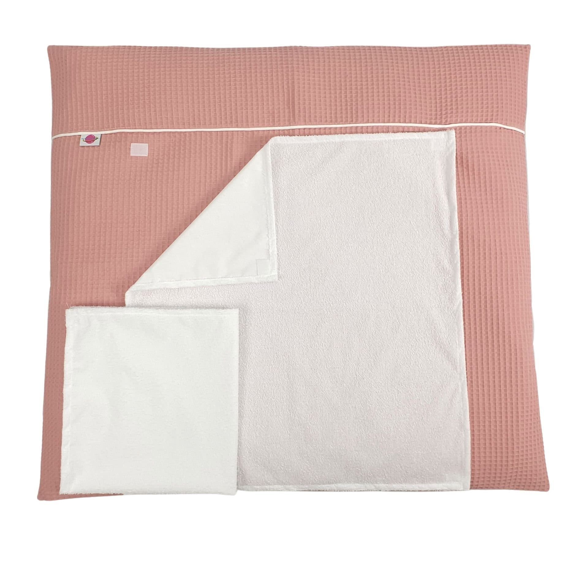 Babymajawelt Wickelauflage 3-tlg. Rosa Waffel Super Soft - Bild 2