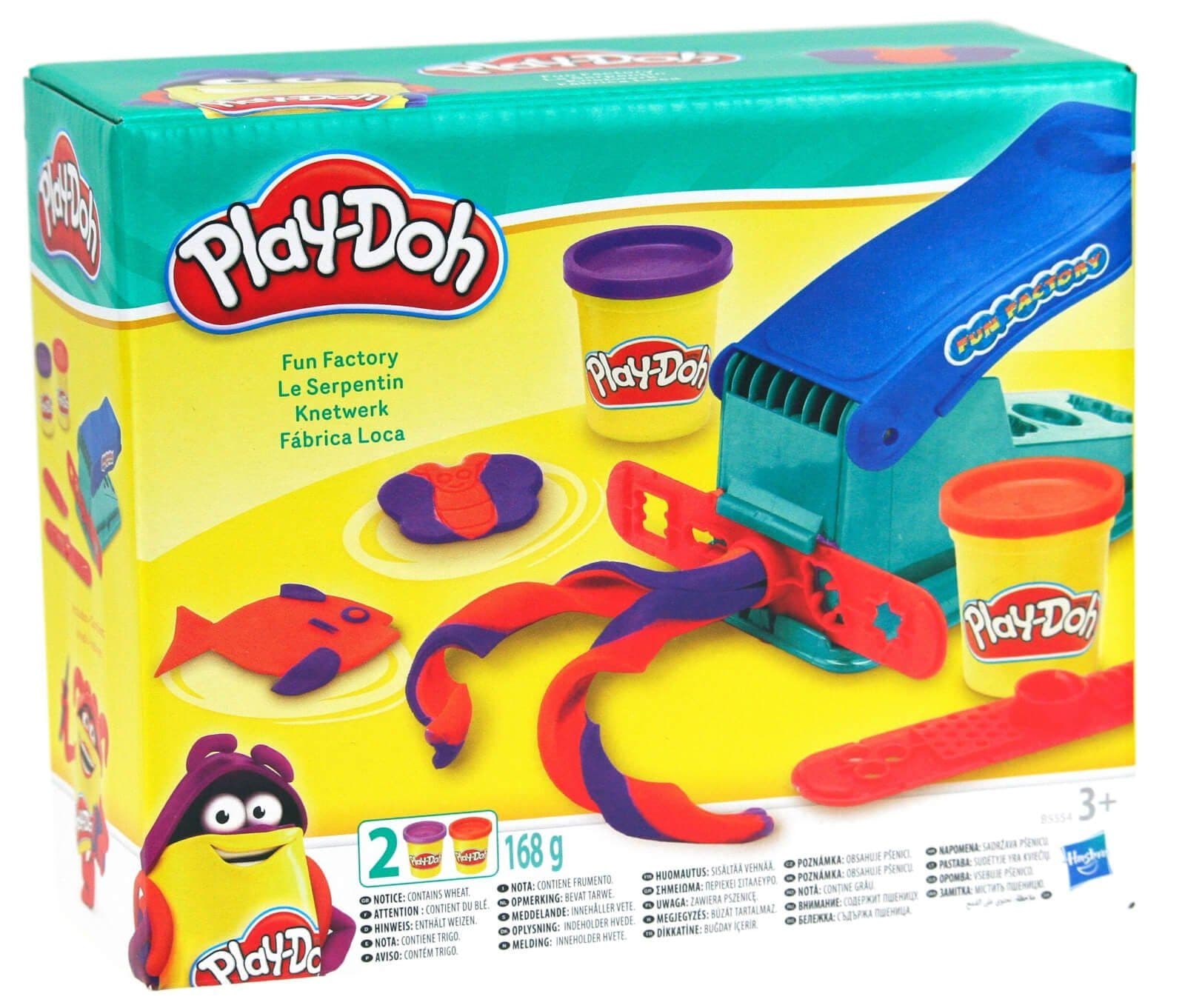 Play-Doh Knetwerk Fun Factory Knetpresse mit 2 Dosen Knete - Bild 2
