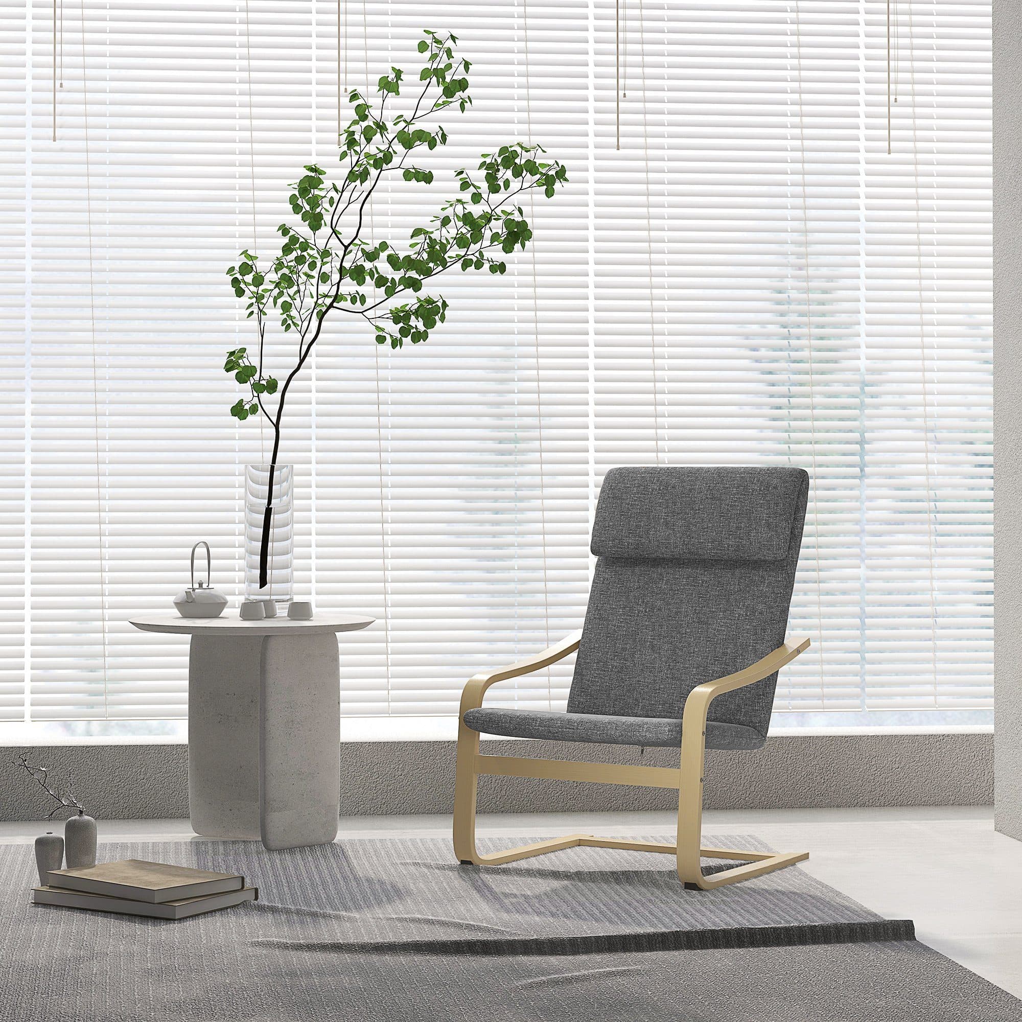 HOMCOM Relaxsessel Ruhesessel mit Kopfkissen für Wohnzimmer - Bild 2