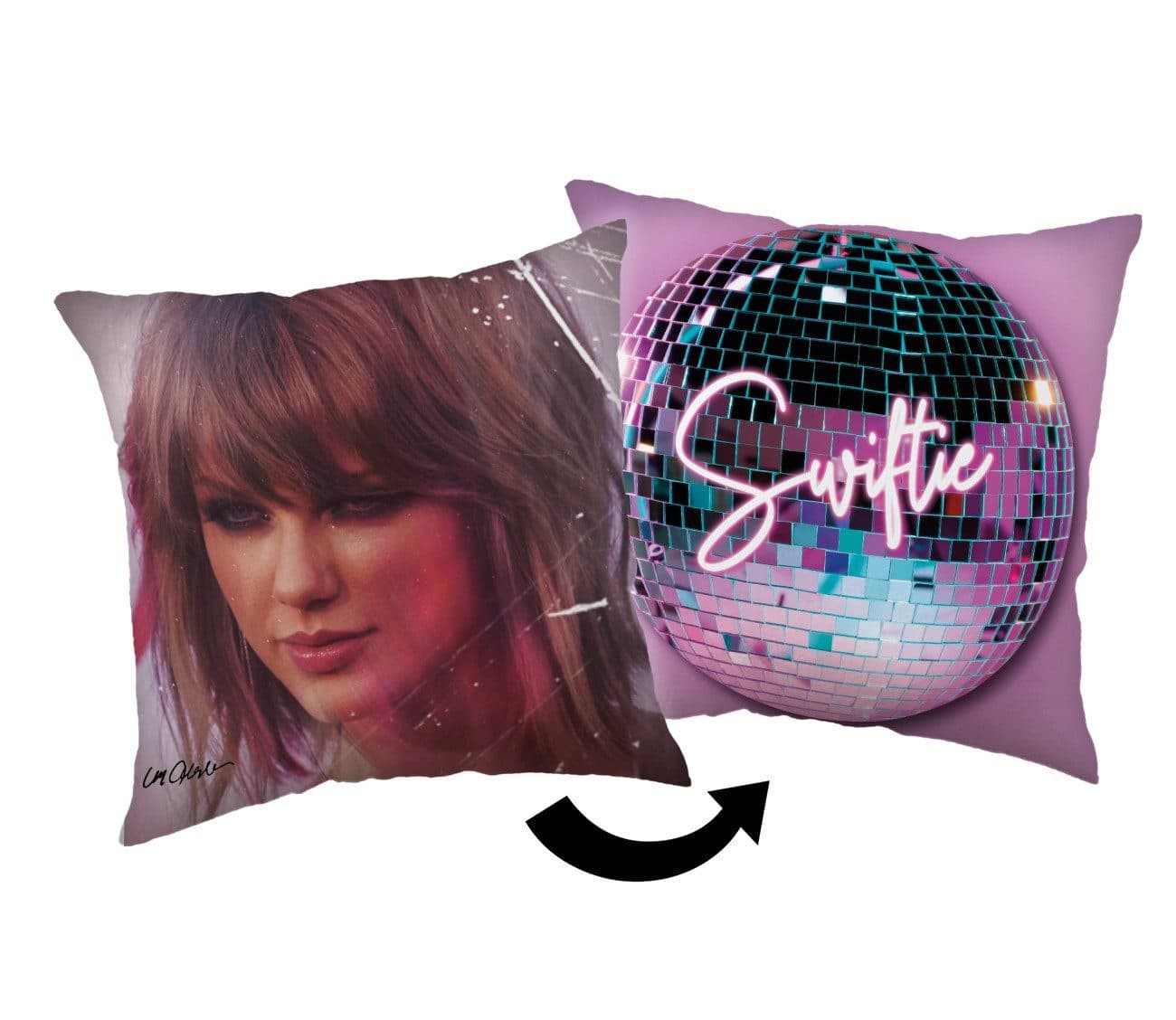 Jerry Fabrics Taylor Swift Dekokissen Discoball Motiv 40x40 cm