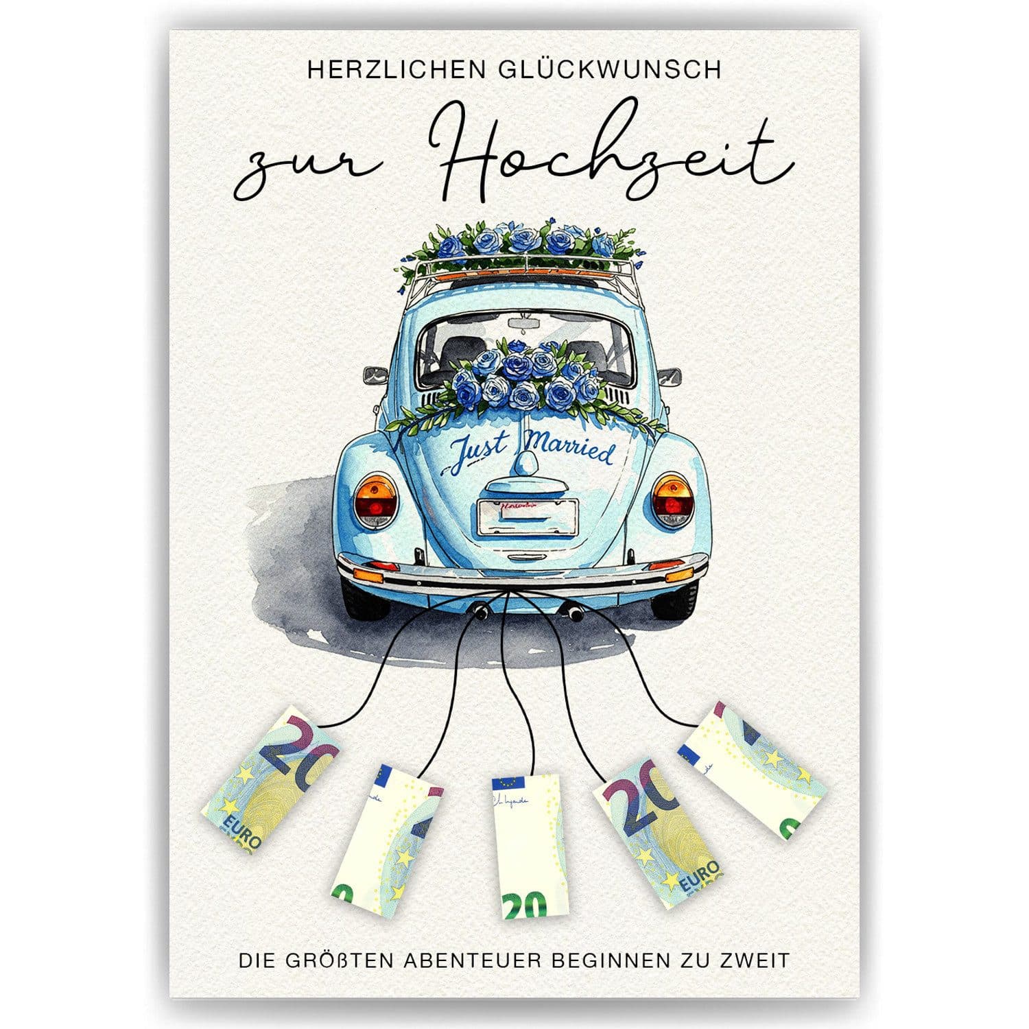 Tigerlino Hochzeits-Geldgeschenk Poster Urkunde Brautpaar - Bild 2
