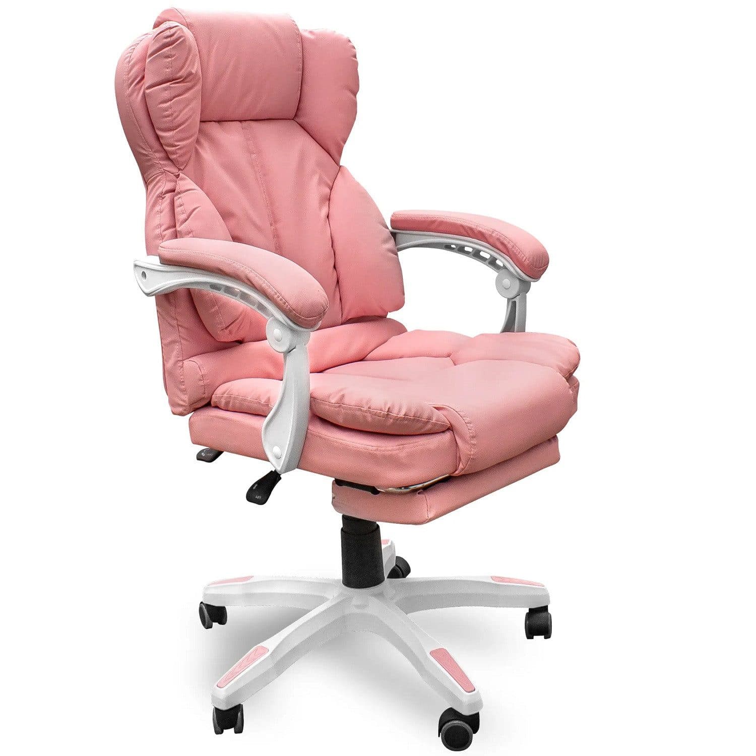 TRISENS Chefsessel Rafael Bürostuhl Lederoptik-Design Fußstütze