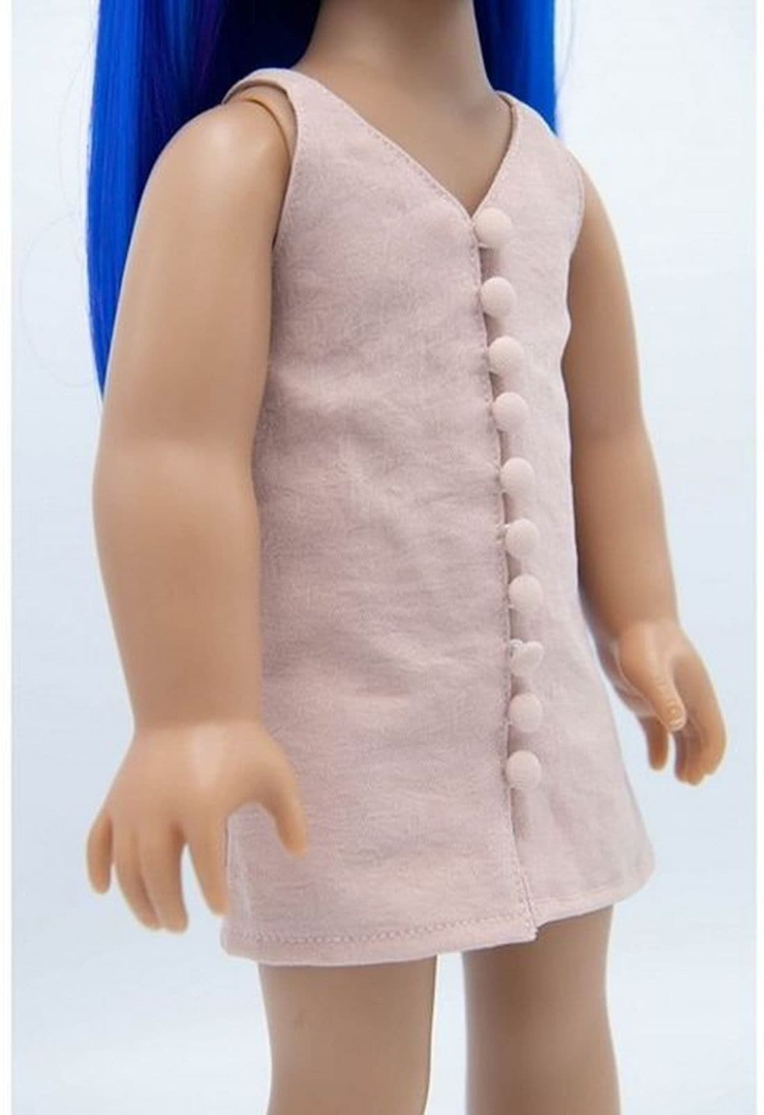 I'm a Girly Puppenkleid Pink mit Knöpfen für 43 cm Puppe - Bild 2