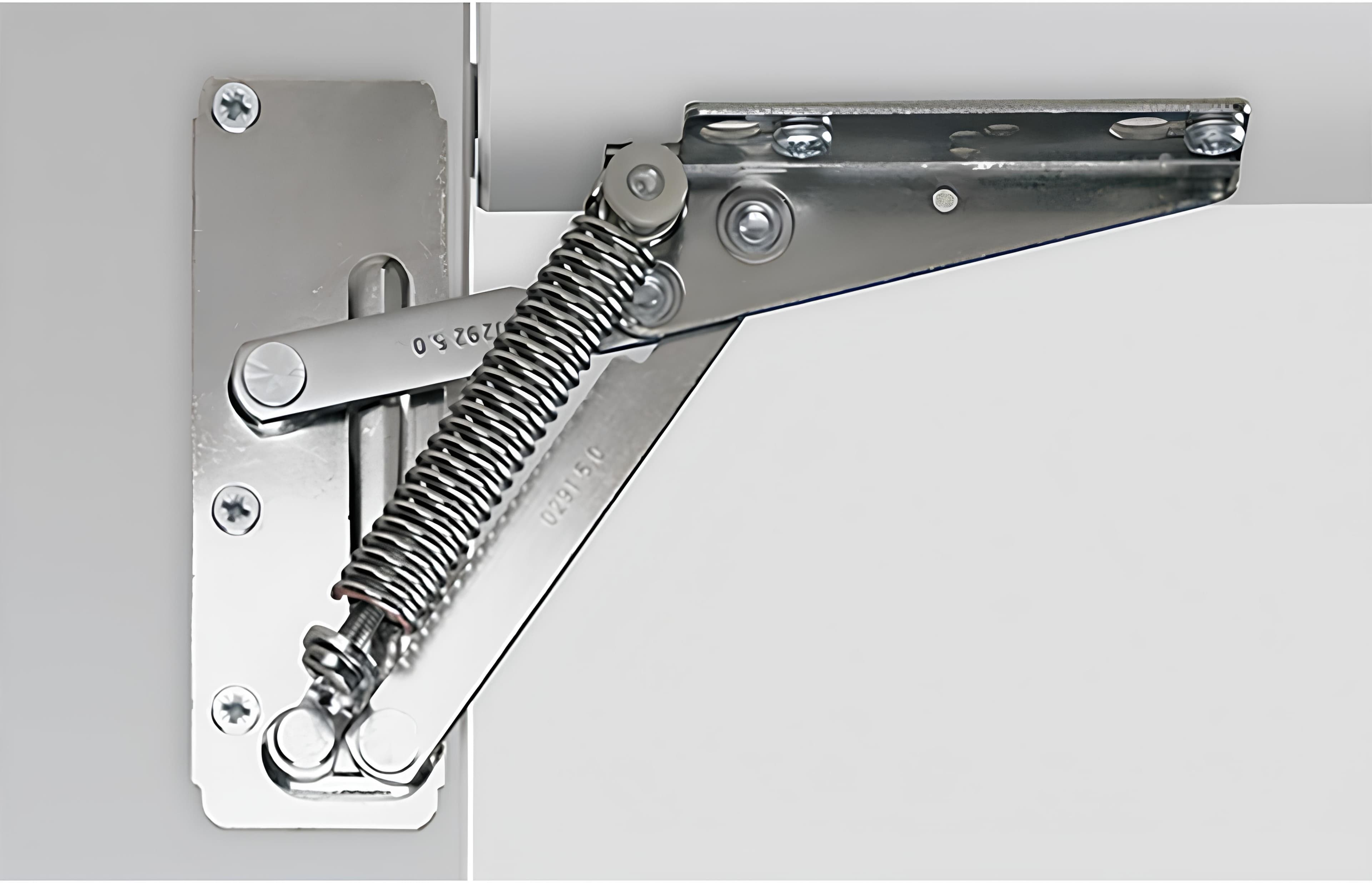 Hettich Klappenbeschlag Lift 90 Silber Stahl Vernickelt