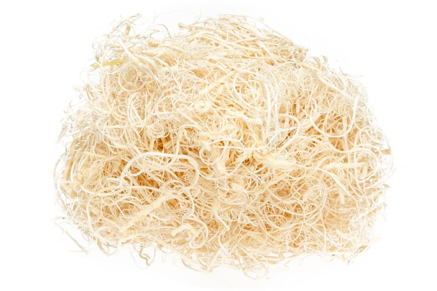 NaDeco Bastelnaturmaterial Curly Moos, gebleicht, 50g