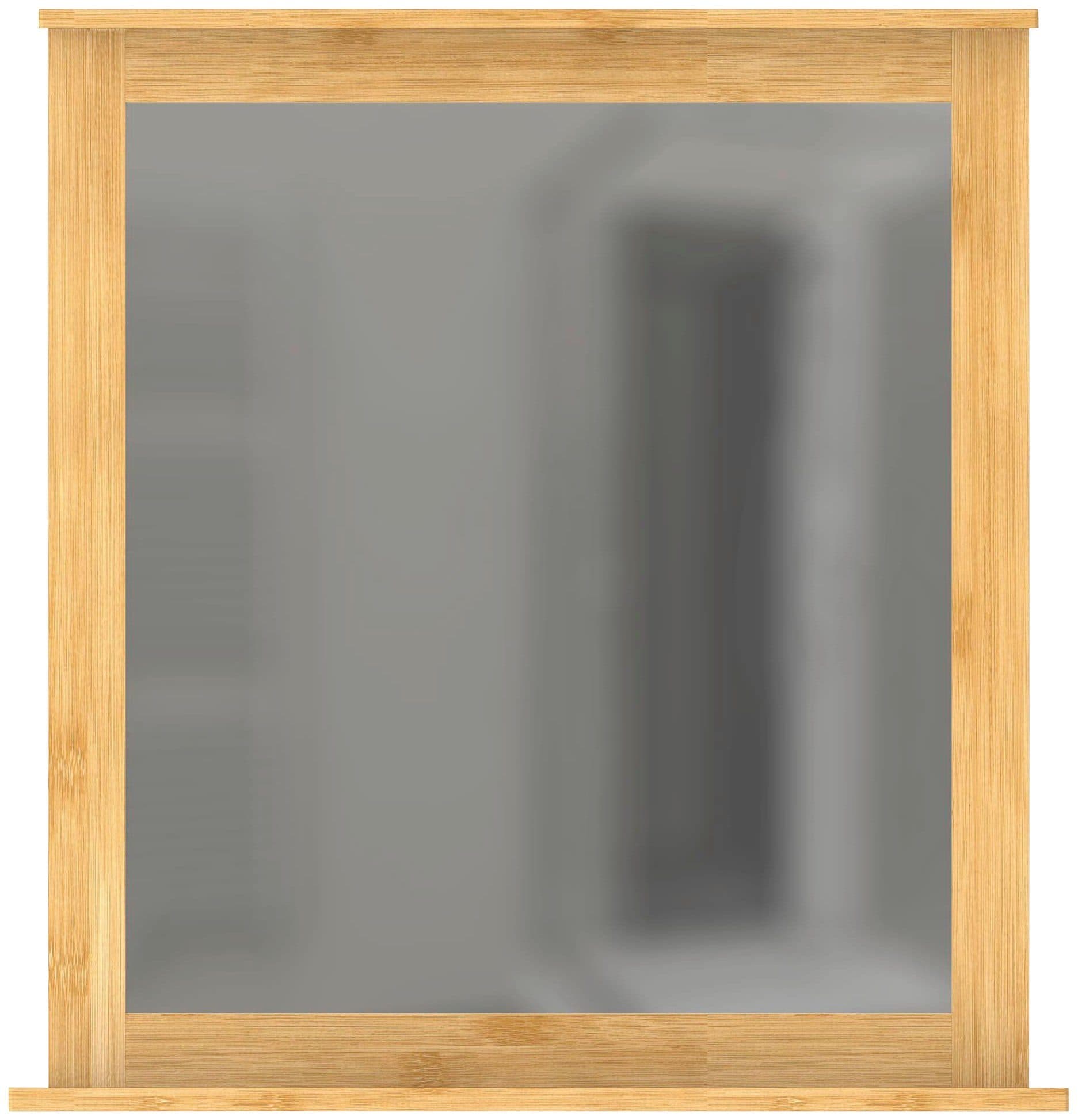 EISL Badspiegel Bambus mit Ablage Beige Natur - Bild 2