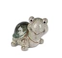 formano Tierfigur Schildkröte grau-grün Steinzeug Bild 2
