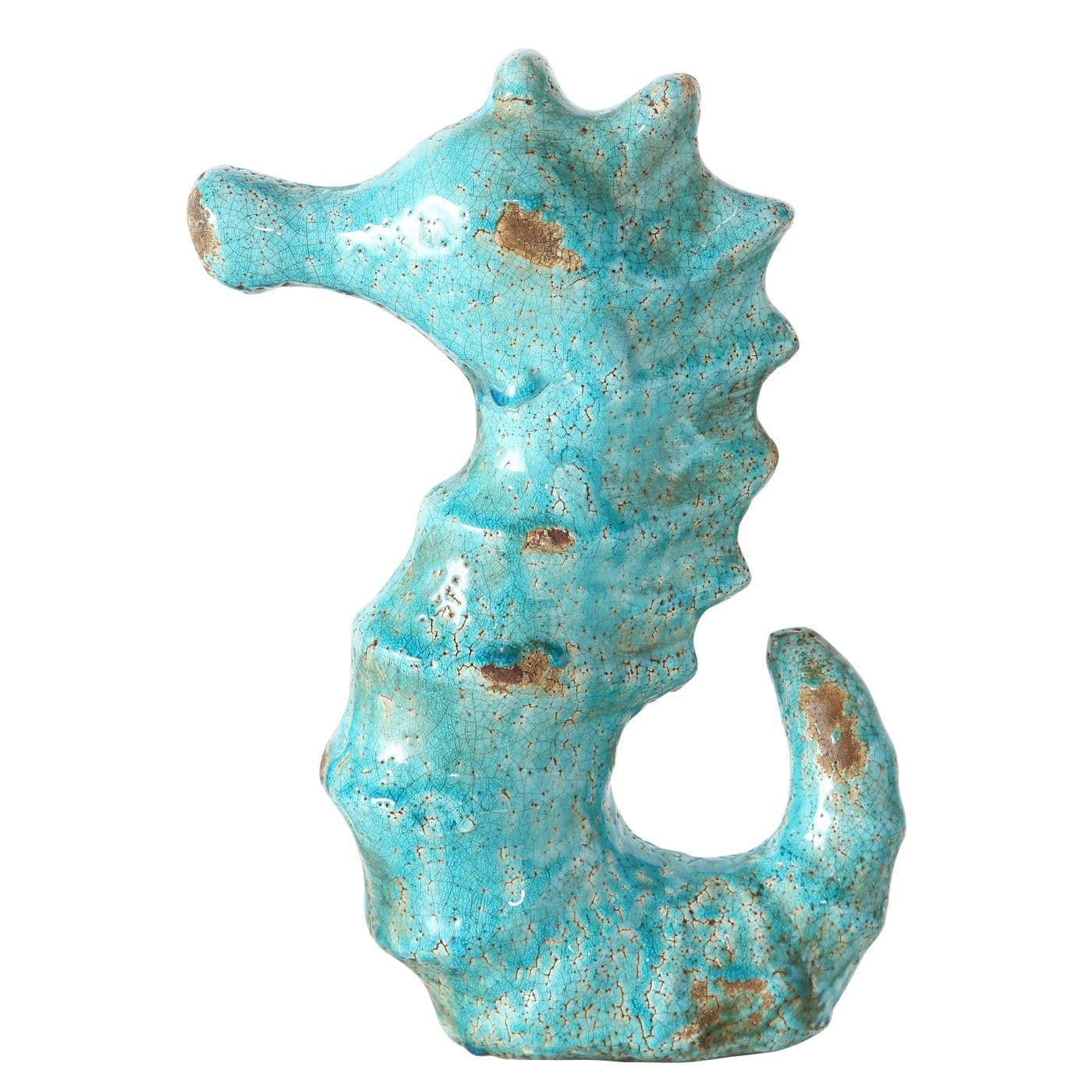 BOLTZE GRUPPE GmbH Seepferdchen Keramikfigur Türkis