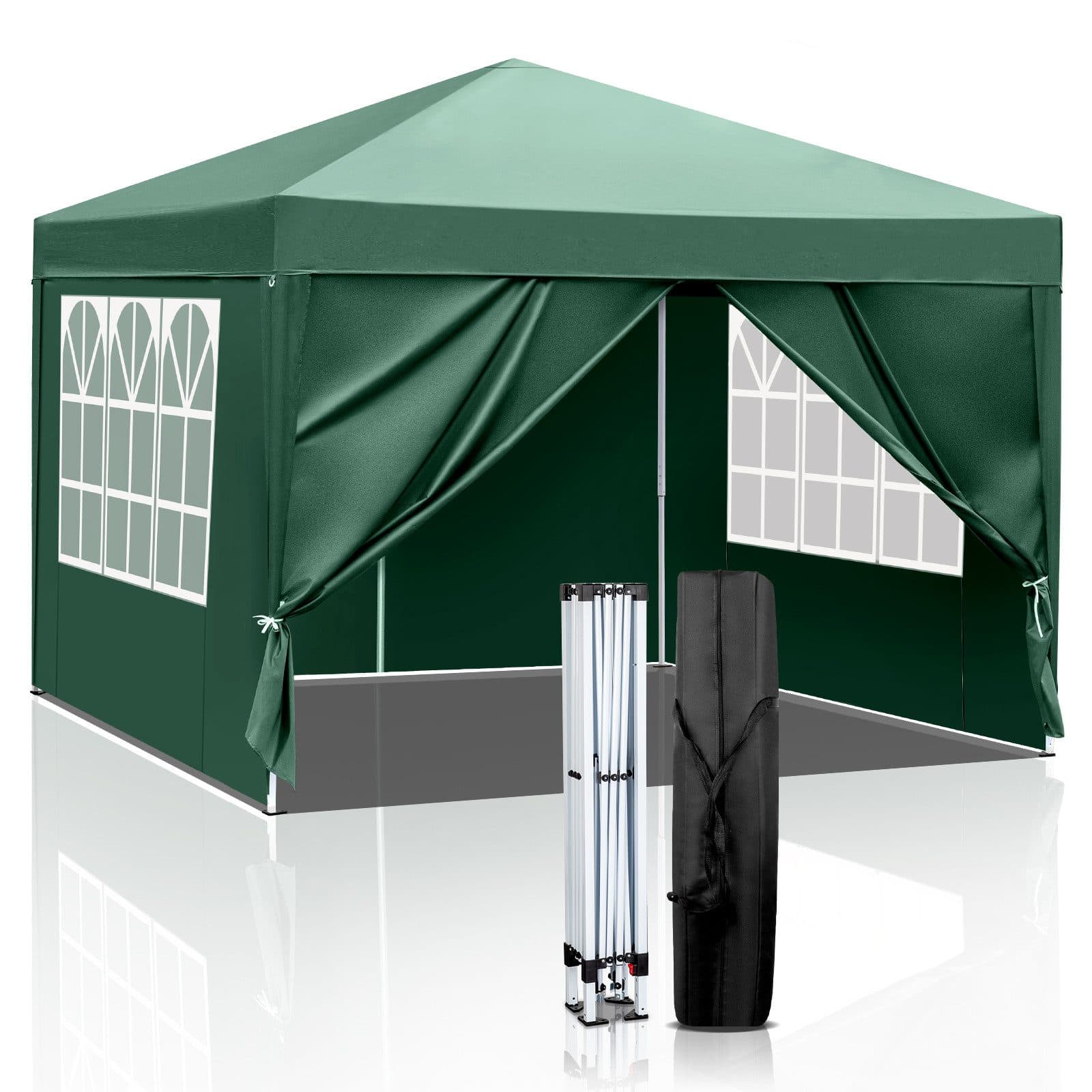LALAHO Faltpavillon 3x3 m Gartenpavillon mit 4 Seitenteilen - Bild 2