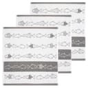 Kracht Geschirrtuch Kiss Fish 3er Pack Schwarz 100% Baumwolle Bild 2