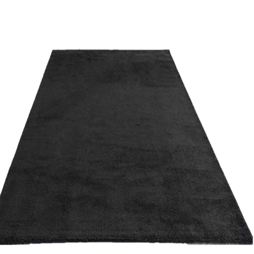 Vimoda Teppich Wohnzimmer Kurzflor Schwarz Modern - Bild 2