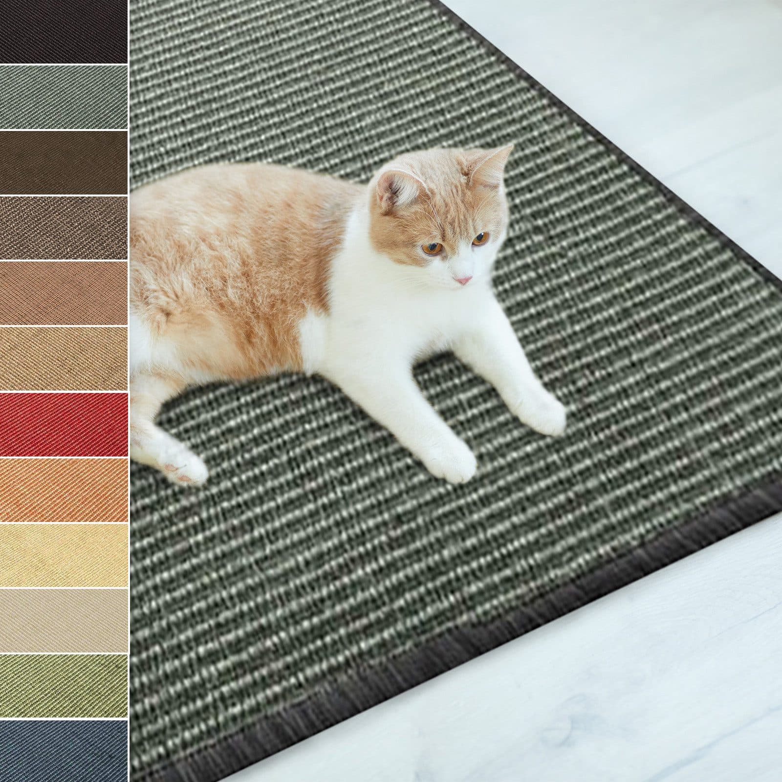 Karat Sisal-Kratzteppich Grau für Katzen - Bild 2