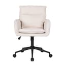 HOME DELUXE CORA Bürostuhl Beige Höhenverstellbar Ergonomisch Bild 2