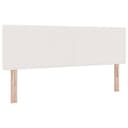 vidaXL Bett Kopfteil Creme Cordstoff Höhenverstellbar Modern Bild 2