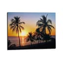 HAC24 LED-Bild LED Leinwand Strand Beleuchtet Wandbild Leuchtbild Leucht Strandbild, Sonnuntergang Bild 2