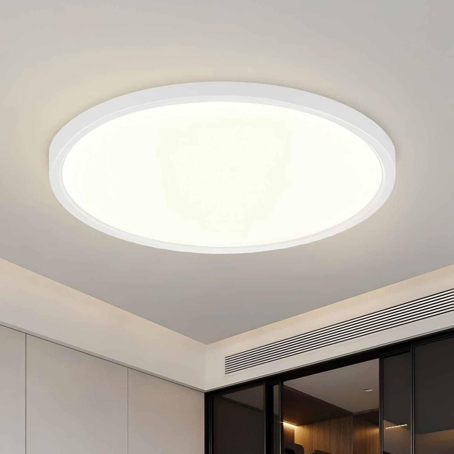 ZMH LED Deckenleuchte Flach 30cm Neutralweiß 4000K - Bild 2