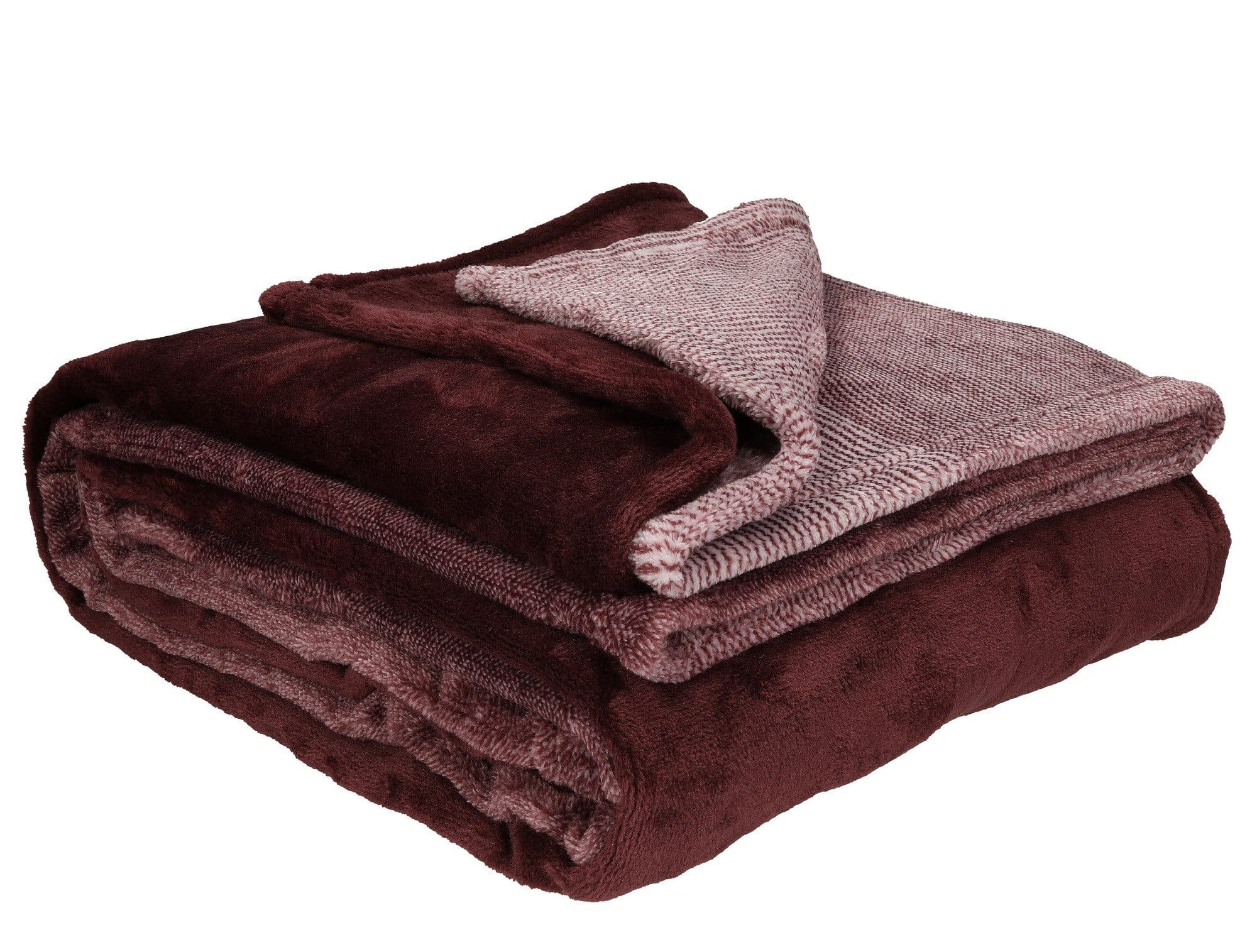 Betz Wohndecke Kuscheldecke Rot XXL 140x190 cm - Bild 2