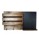HTI-Living Wandgarderobe Lino mit Tafel & Haken Beige Bild 2