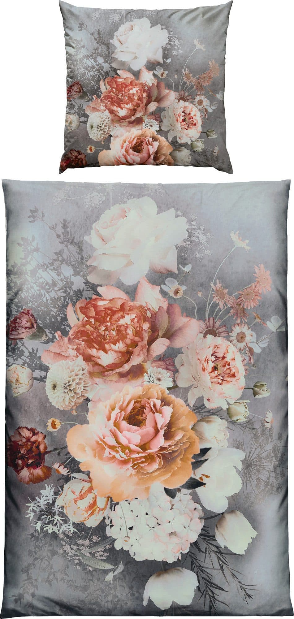 REDBEST Bettwäsche Microfaser-Satin Blumen Digitaldruck Polyester - Bild 2