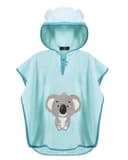 Laynenburg Badeponcho Kinder 100% Baumwolle mit Kapuze & Motiv, Handtuch Poncho aus Frottee für Baby Jungen Mädchen Bild 2