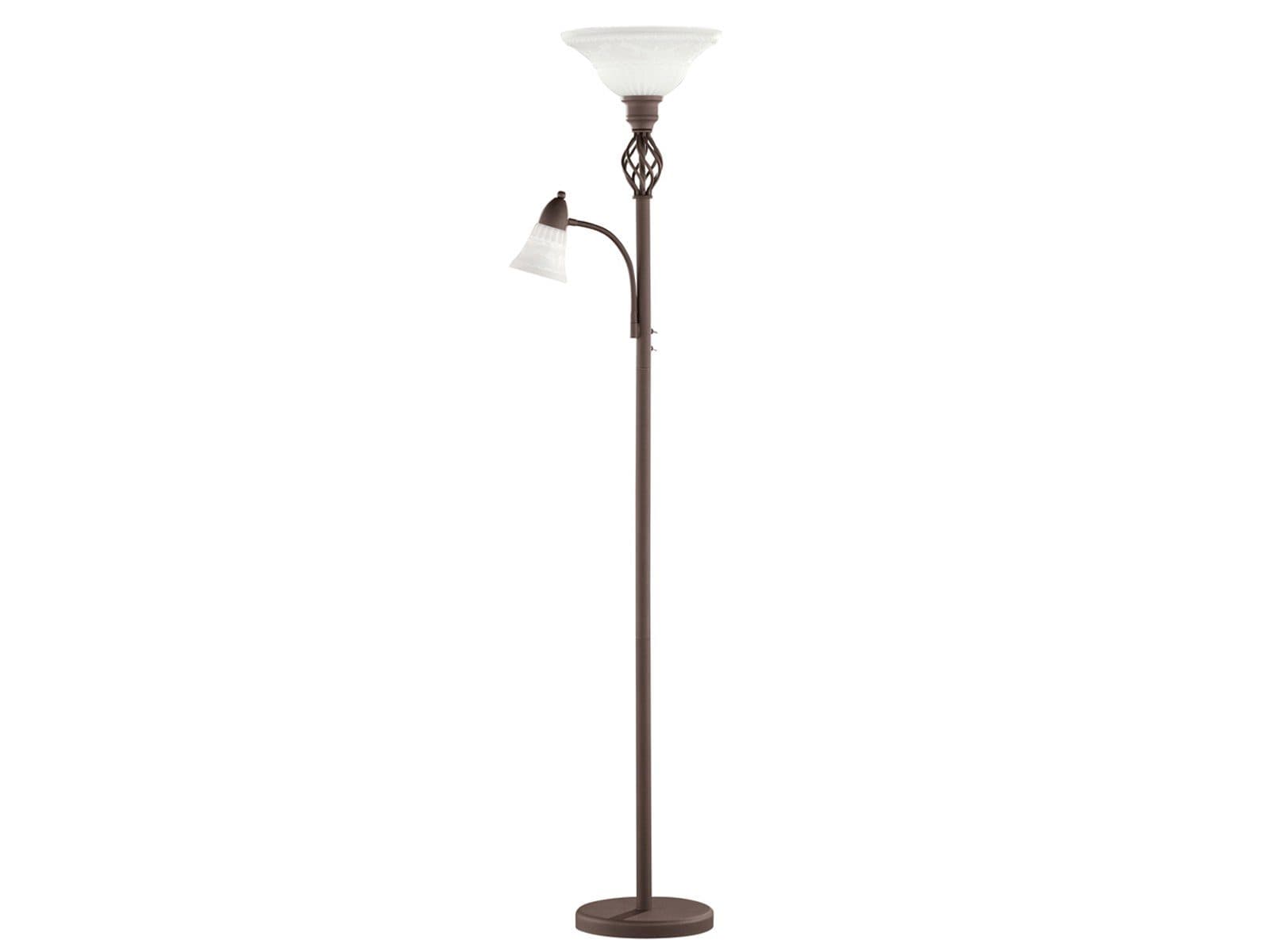 TRIO Leuchten LED Stehlampe Landhaus-Stil Dimmbar mit Leselampe - Bild 2