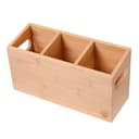 GRÄWE Bambus Besteckhalter Aufbewahrungsbox 3 Fächer Bild 2