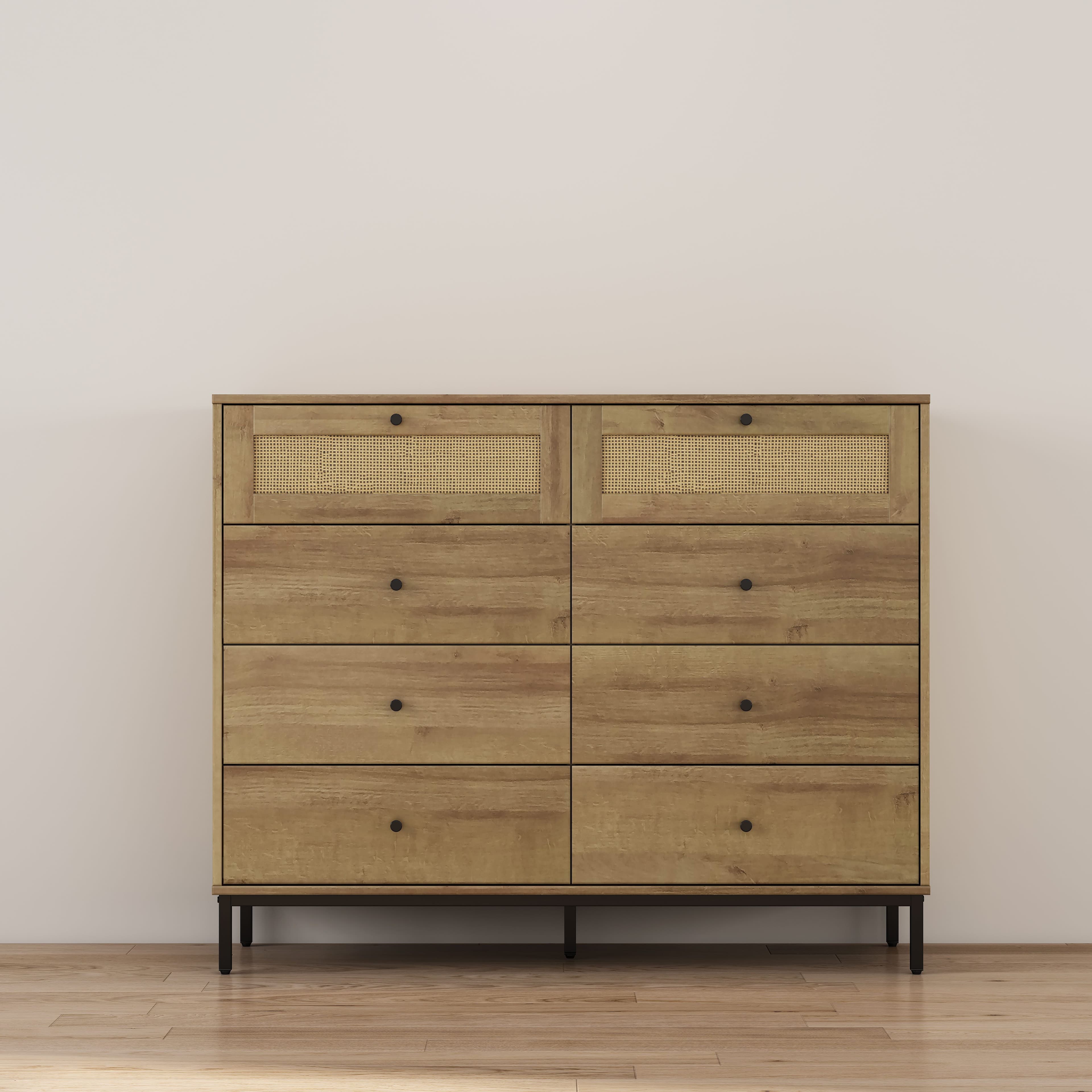 OTTO home Kombikommode Motala Wäsche Schrank 8 Schubladen BOHO Design - Bild 2