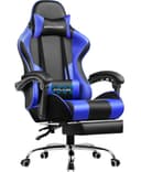LUCKRACER Gaming-Stuhl mit Massagefunktion und Fußstütze Bild 2
