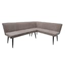 HTI-Living Eckbank Mesilla Braun Chenille-Optik Polsterbank Bild 2