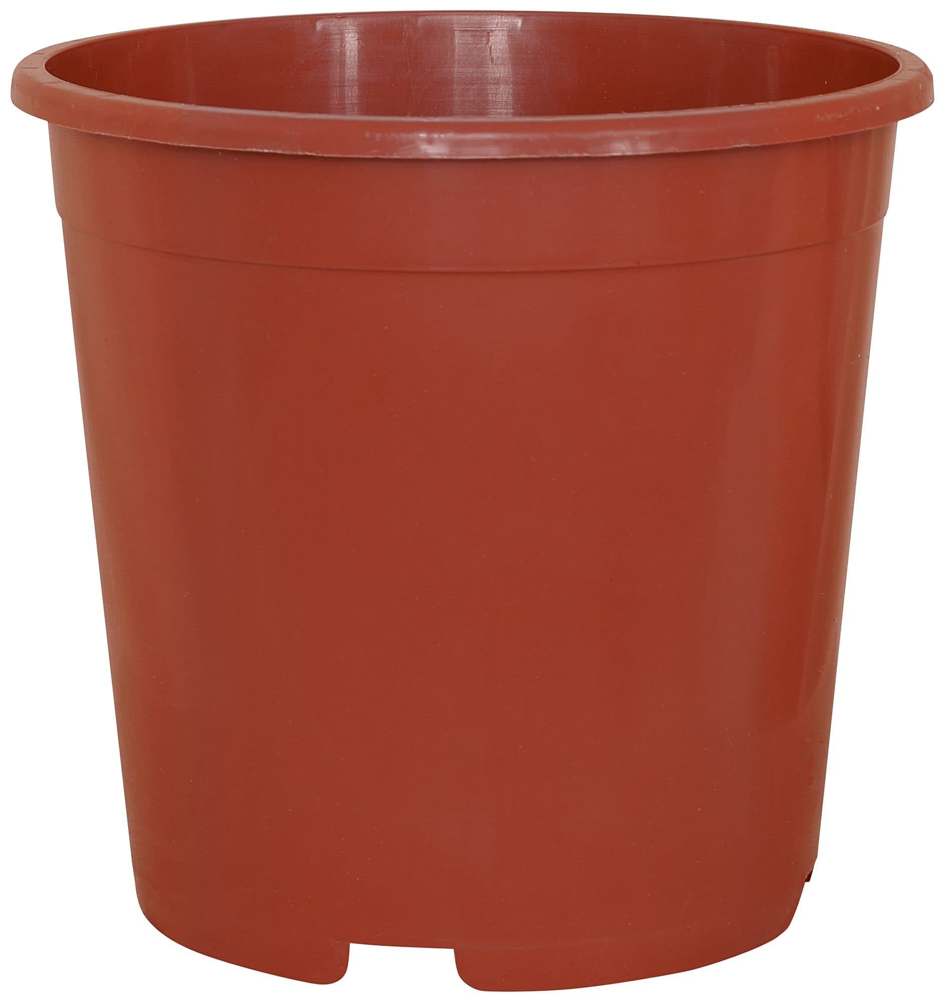 Geli Blumentopf Pflanzkübel CONTAINERTOPF rund aus Kunststoff Terracotta