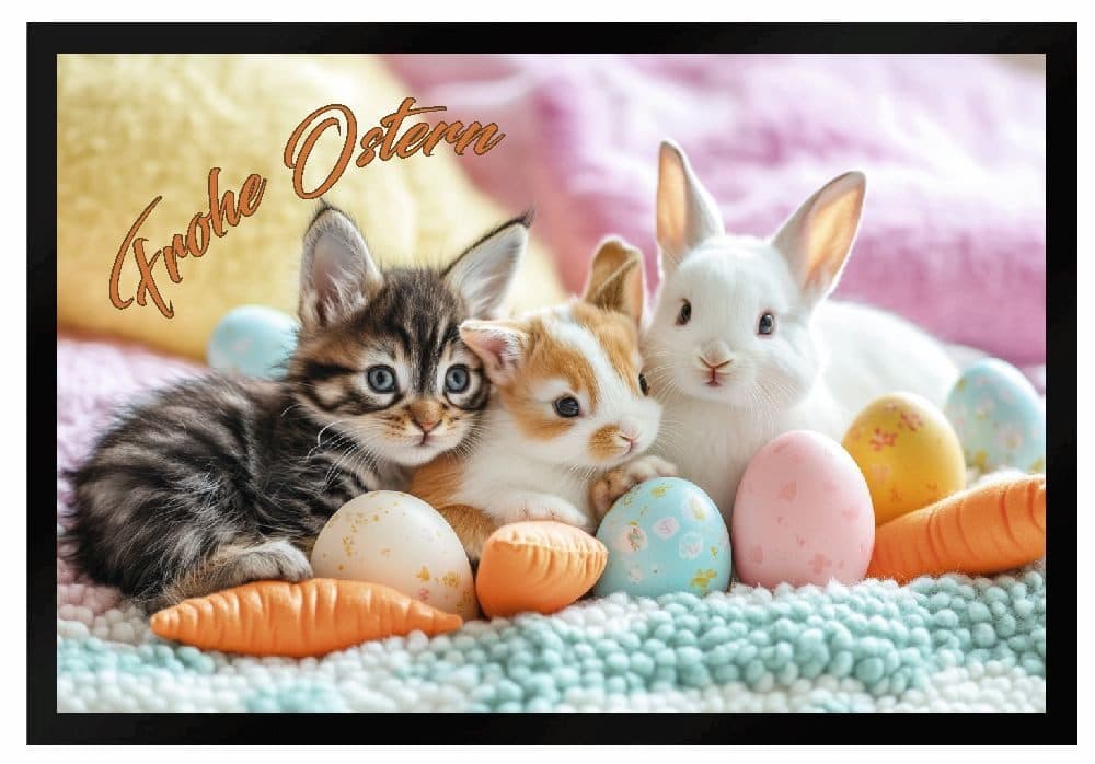 Ladreas Fußmatte Frohe Ostern 60x40 cm