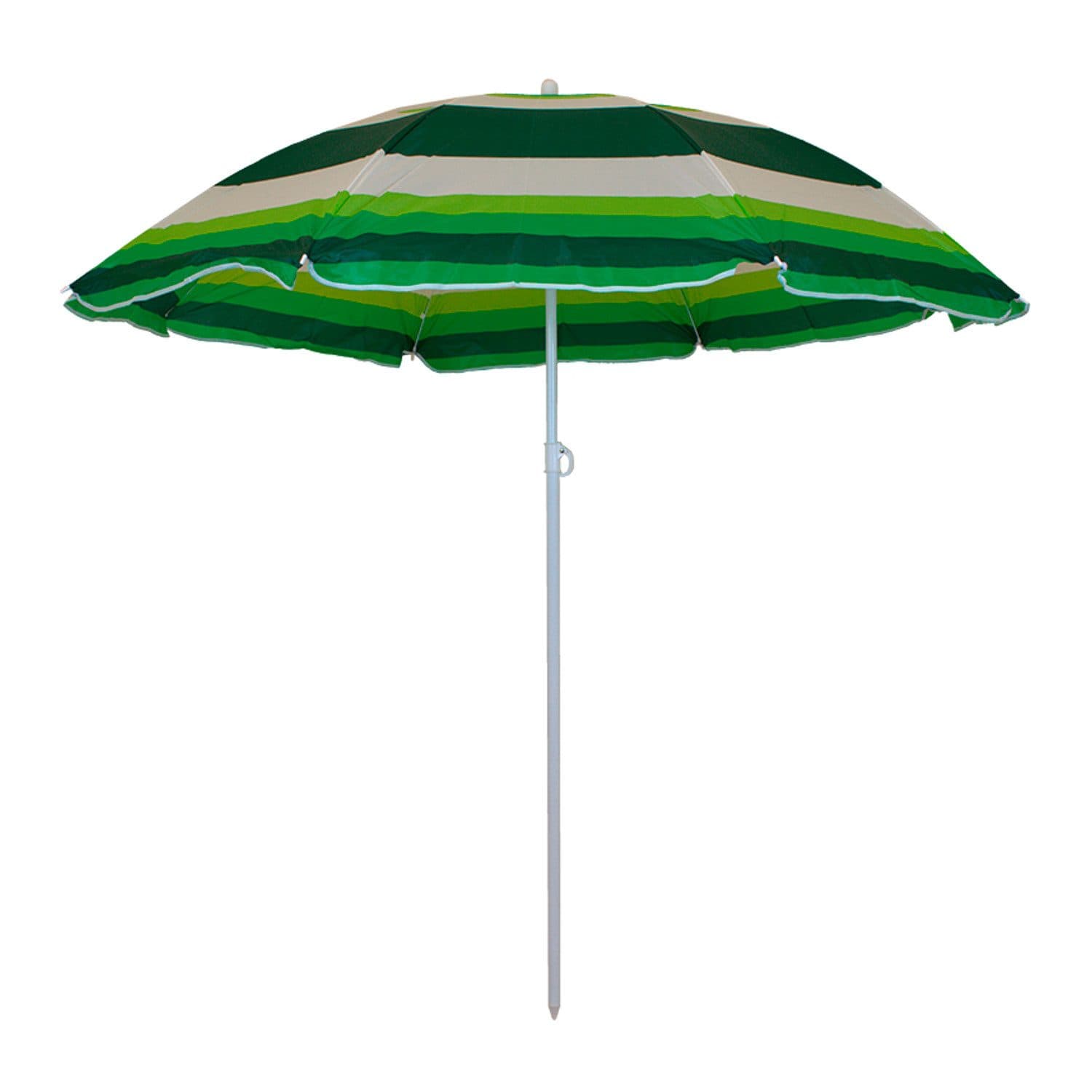 Master Grill & Party Sonnenschirm 180cm Weiß-Grün
